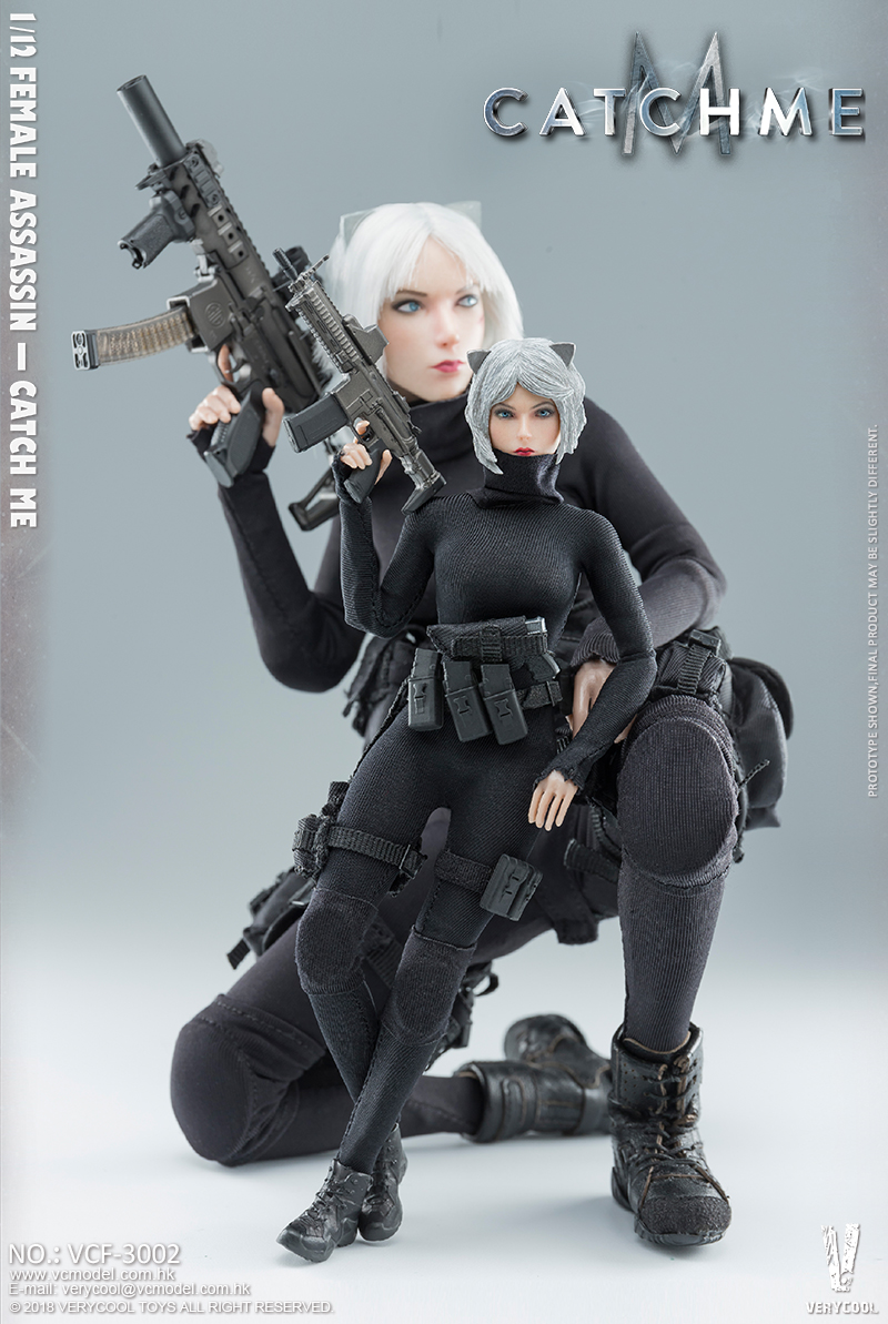 VCF-3002] 1:12 Palm Treasure Series Female Assassin Catch Me