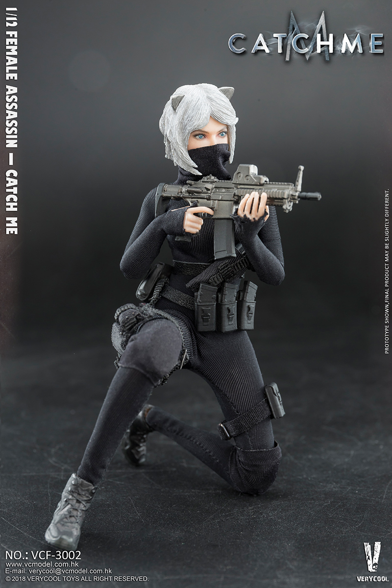 VCF-3002] 1:12 Palm Treasure Series Female Assassin Catch Me