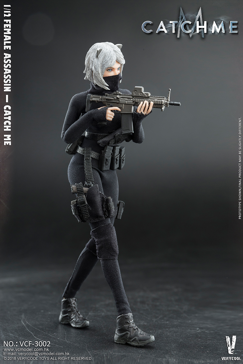 VCF-3002] 1:12 Palm Treasure Series Female Assassin Catch Me