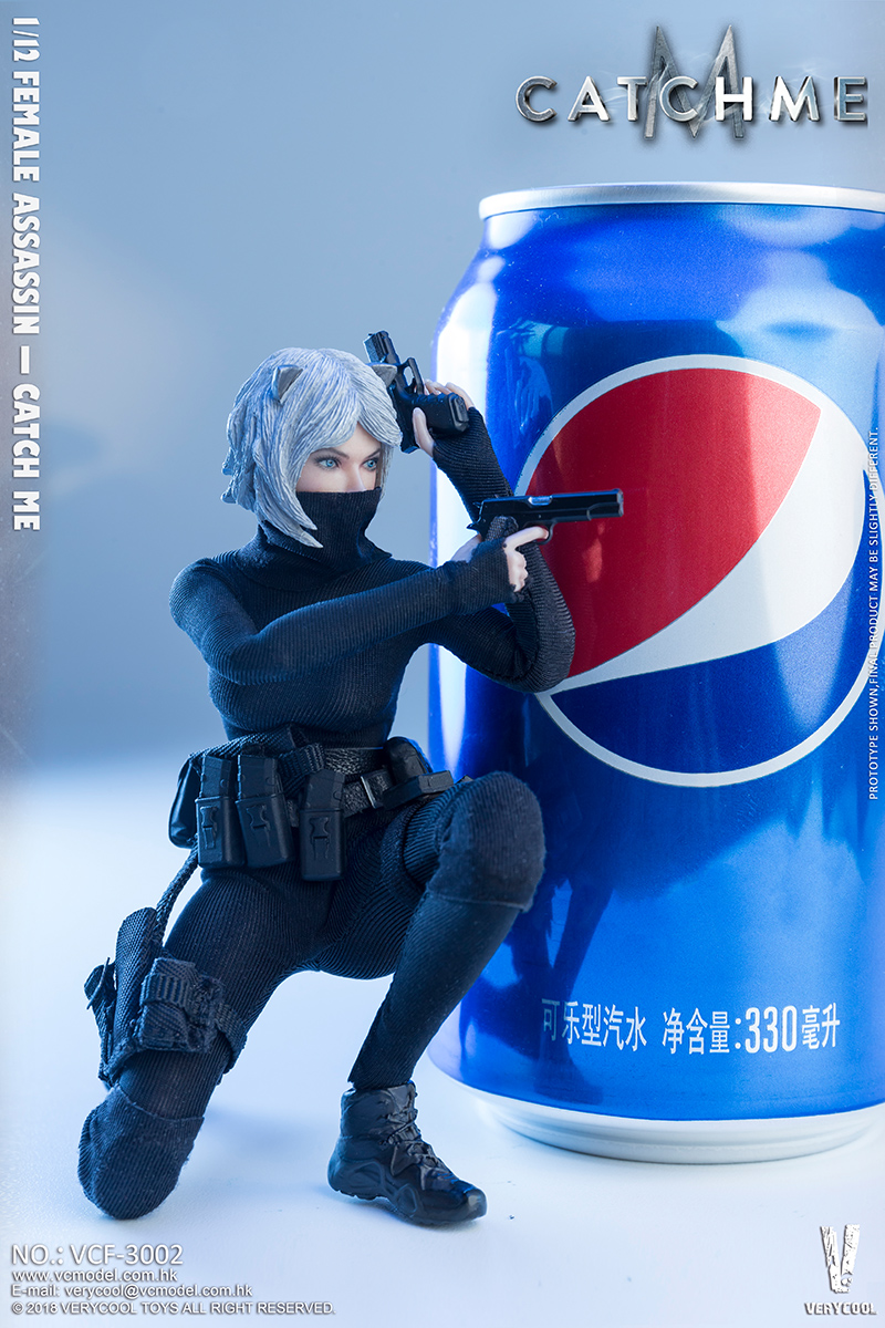 VCF-3002] 1:12 Palm Treasure Series Female Assassin Catch Me
