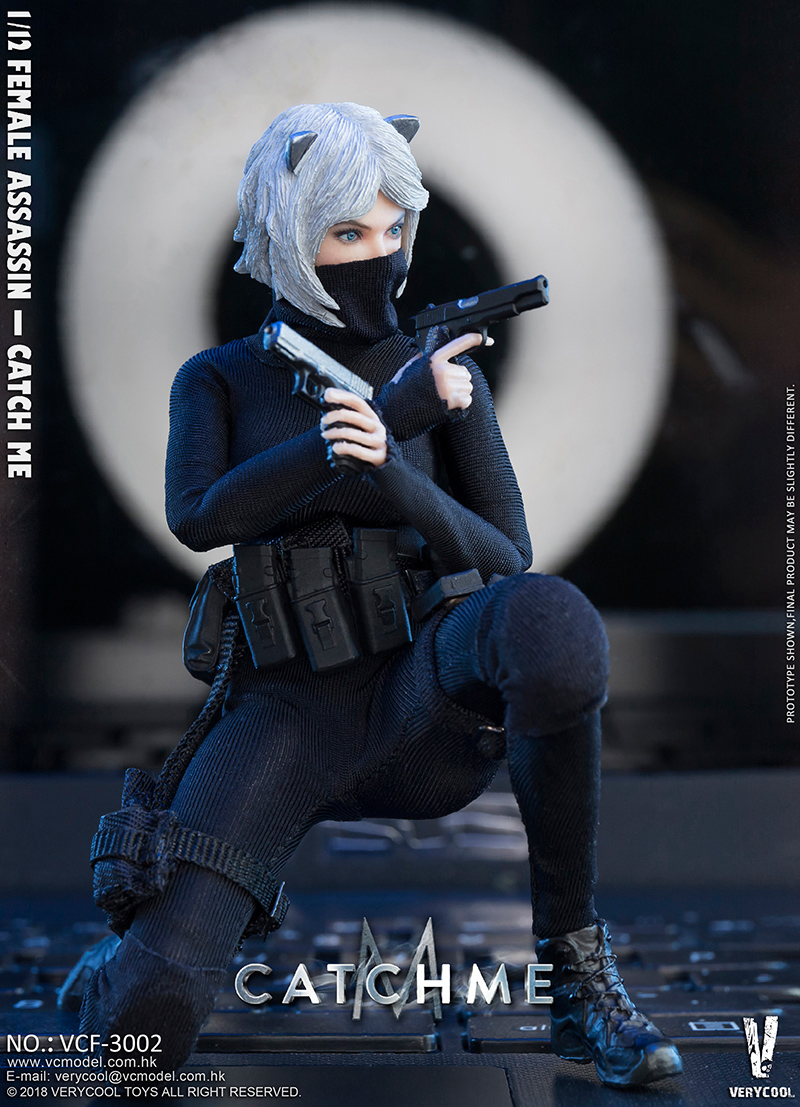 VCF-3002] 1:12 Palm Treasure Series Female Assassin Catch Me