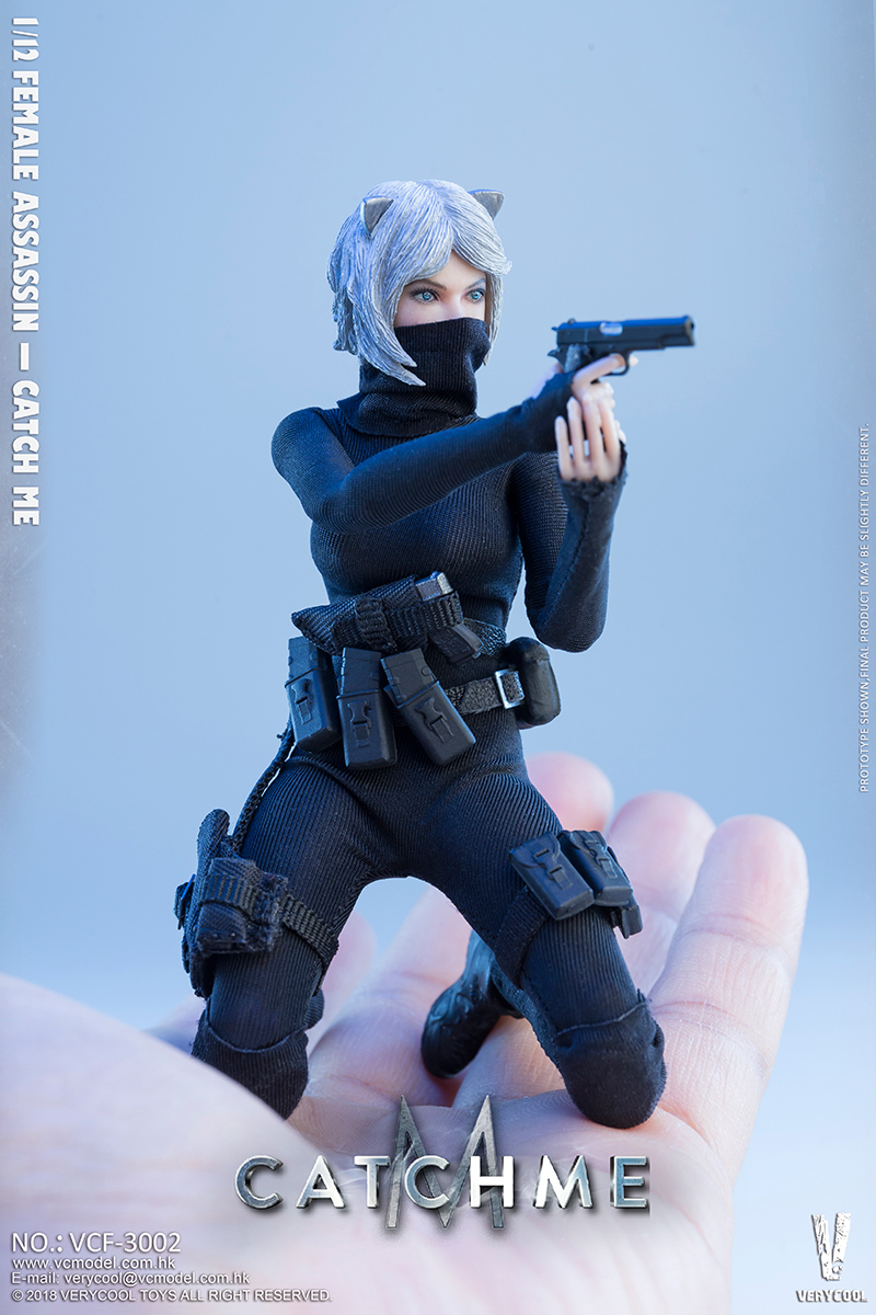 VCF-3002] 1:12 Palm Treasure Series Female Assassin Catch Me
