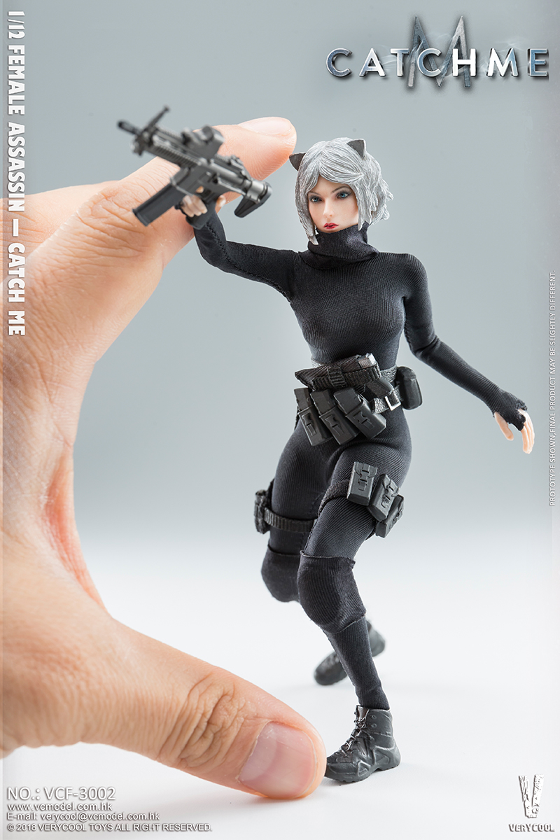 VCF-3002] 1:12 Palm Treasure Series Female Assassin Catch Me