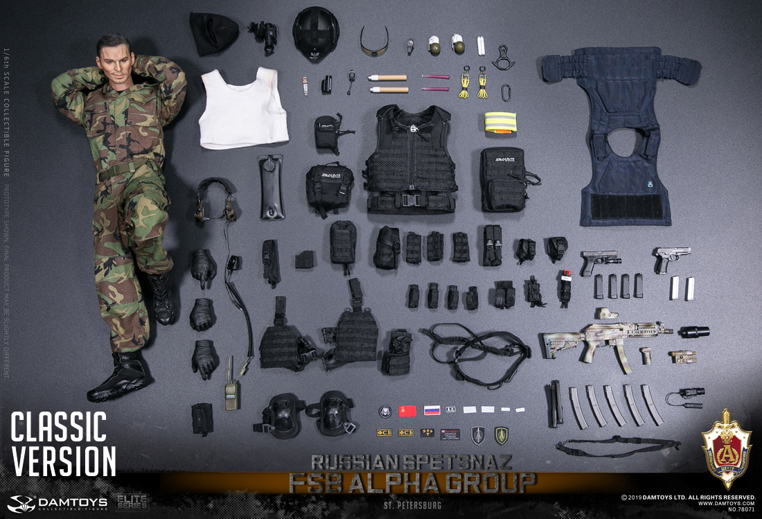 DAM-78071] 1/6 Russian Spetsnaz FSB Alpha Group St.Petersburg