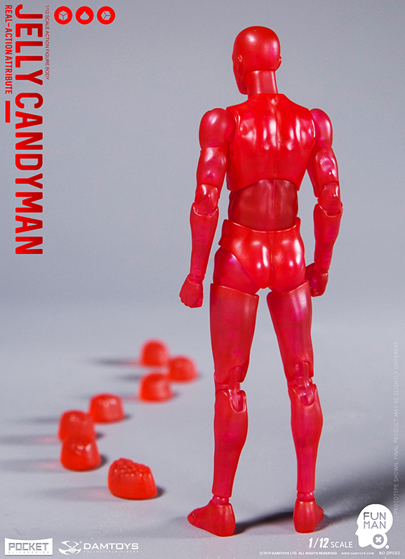 ジェリーキャンディマン 1/12 アクションフィギュア DAM-DPS03] 1/12 Funman Jelly Candyman Action Figure by Dam
