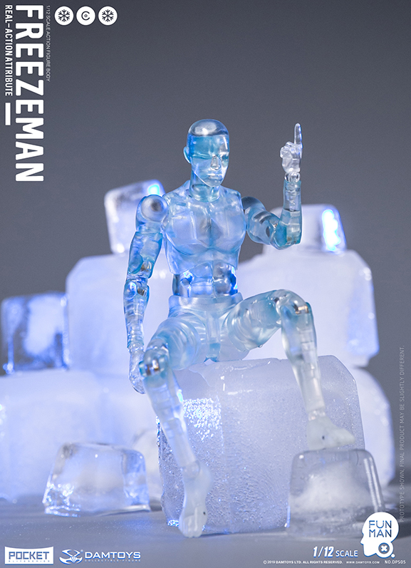 DAM-DPS05] 1/12 Funman Freezeman Action Figure by Dam Toys - EKIA
