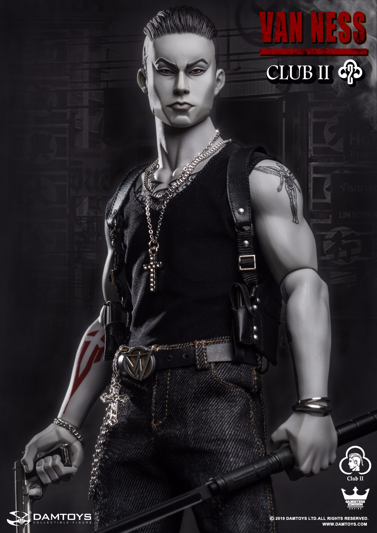 DAM-GK017S] 1:6 Van Ness Grey Special Edition in Gangsters Kingdom
