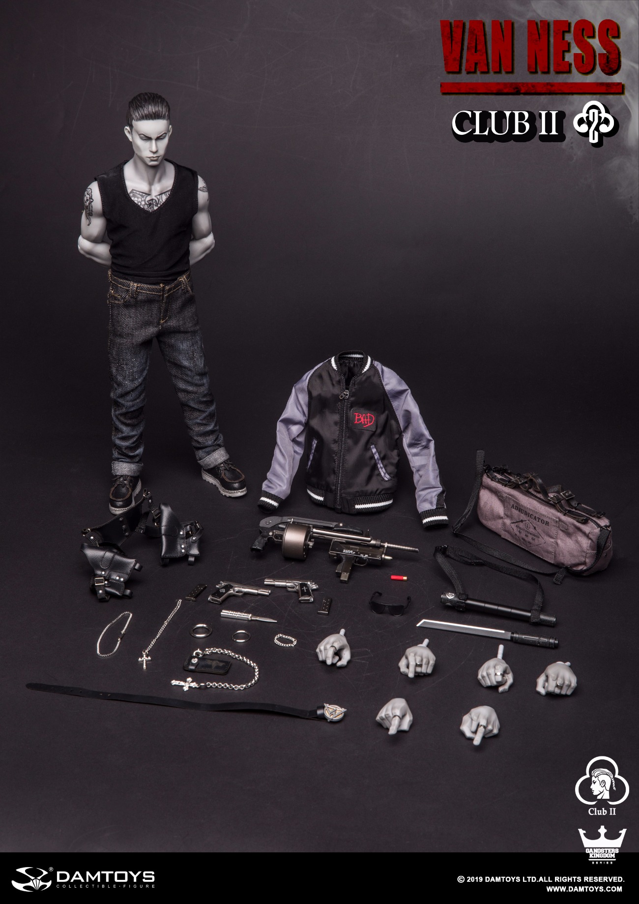 DAM-GK017S] 1:6 Van Ness Grey Special Edition in Gangsters Kingdom