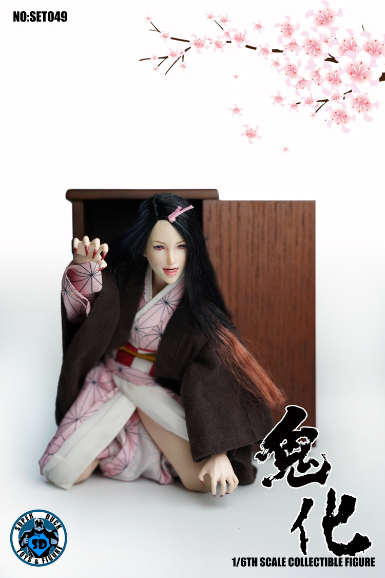 1/6 SUPER DUCK SET049鬼滅の刃　竈門禰豆子　tbleague SUD-SET049] 1/6 Japanese Oni Devil Girl by Super Duck for TBLeague