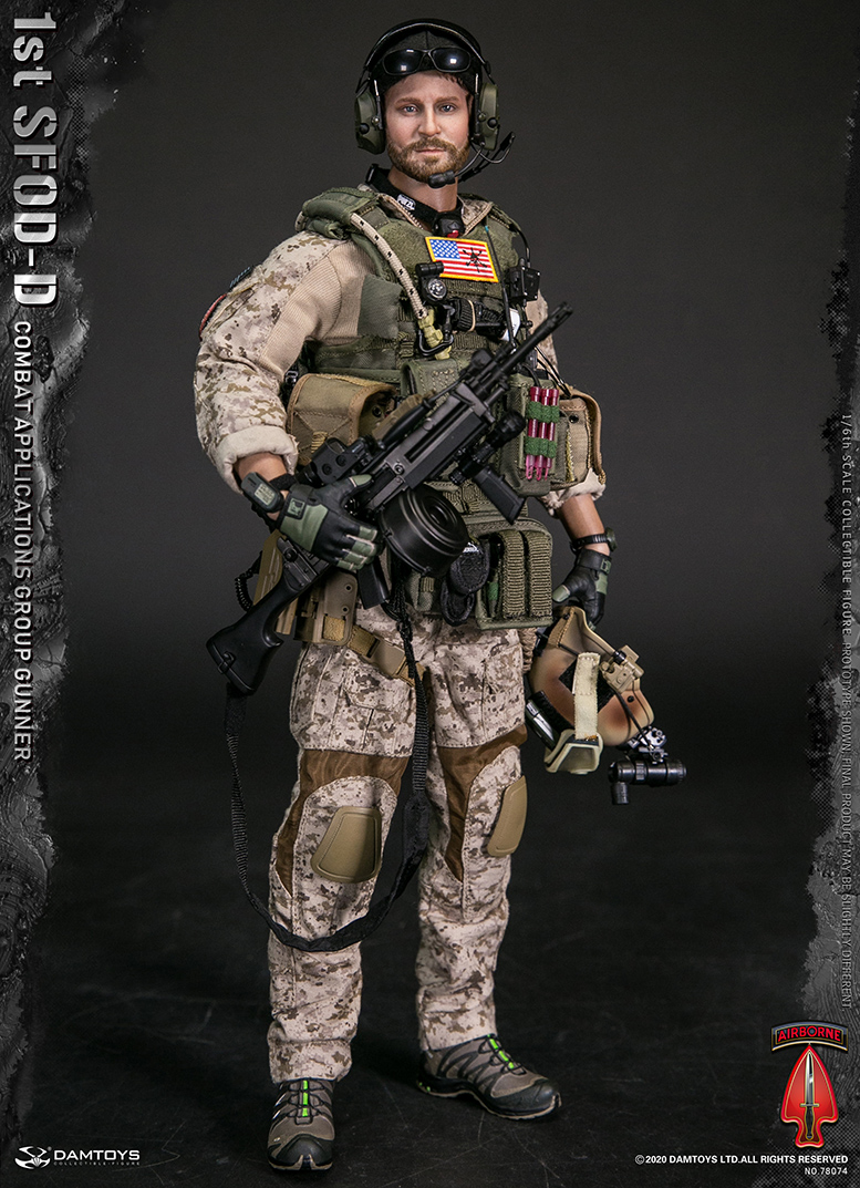 DAM-78074] 1/6 1st SFOD-D Combat Applications Group Gunner by DAM