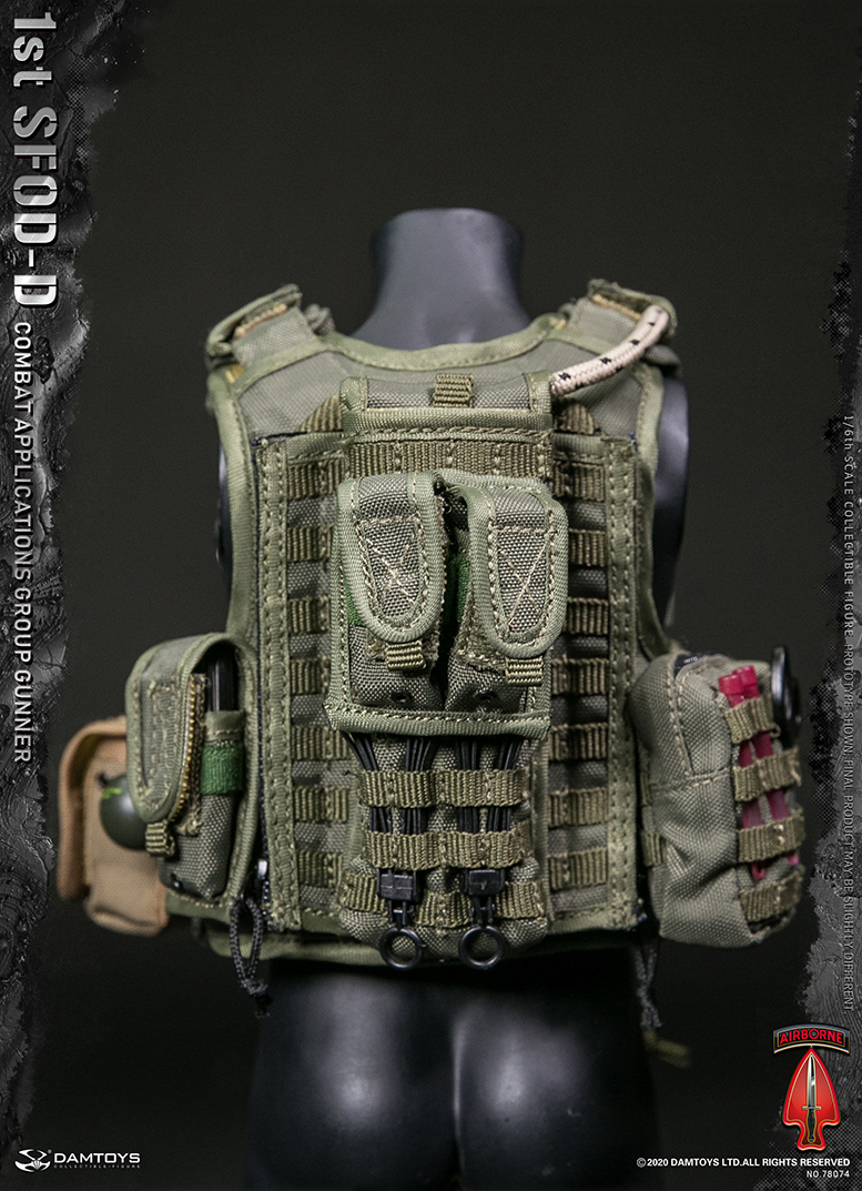 DAM-78074] 1/6 1st SFOD-D Combat Applications Group Gunner by DAM