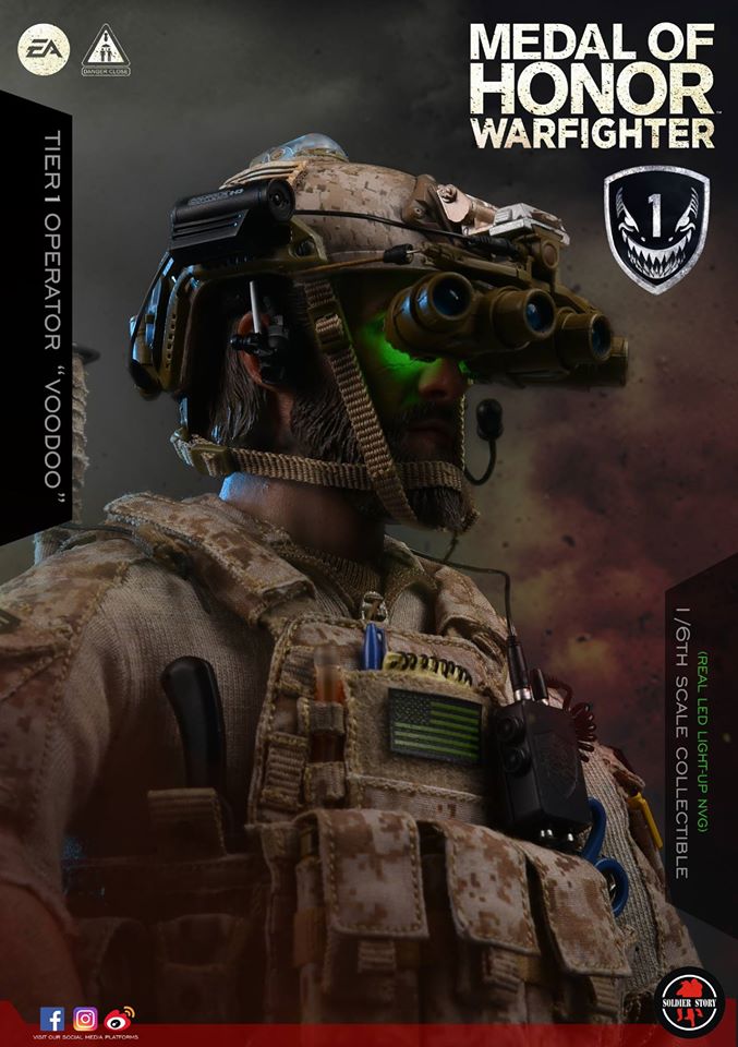 MEDAL OF HONOR Voodoo 1/6　Soldierstory製 Soldier Story Ss106 1/6 Medal Of Honor Warfighter Navy Seal