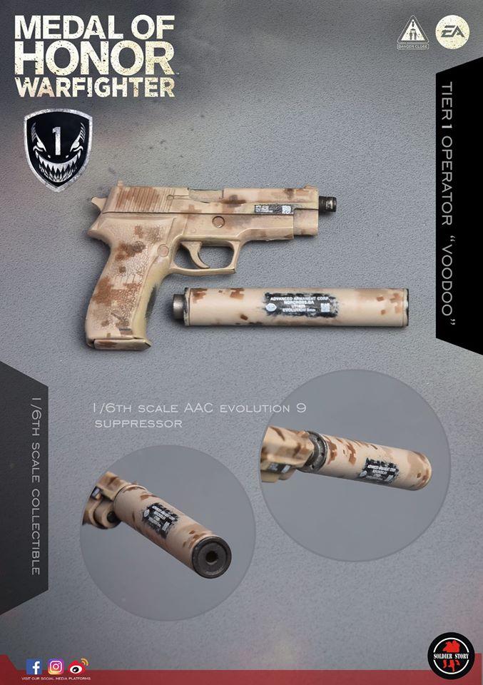ミリタリー 1/6 Navy SEAL Tier One Operator Voodoo SS-106] 1/6 Medal Of Honor Navy SEAL Tier One Operator