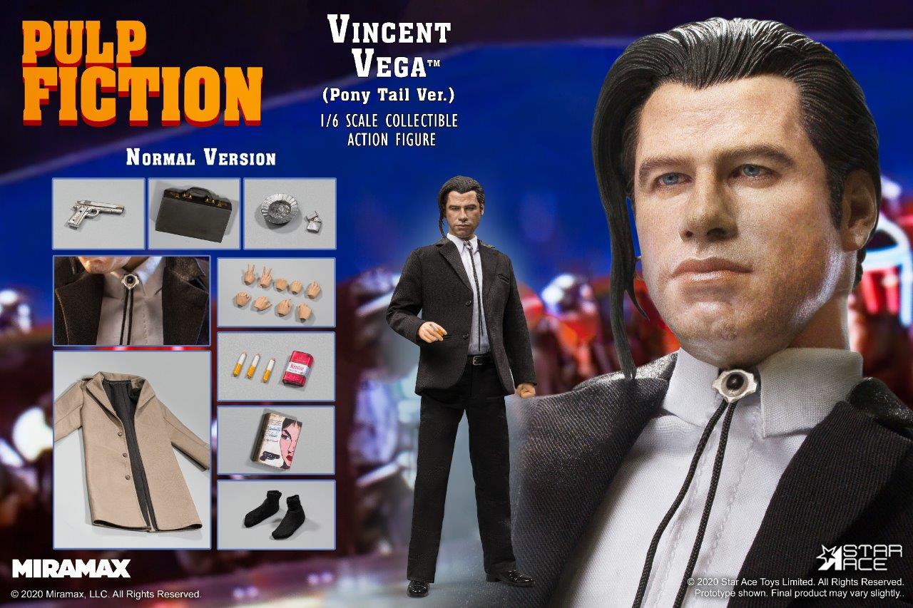 その他 Star Ace Toys 1/6 Vincent Vega 2 SA0086 SA-0086] 1/6 Vincent Vega of Pulp Fiction 2.0 Figure Pony