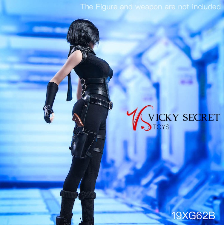Angelina スモーカー TG198 黒 VST-19XG62B] 1/6 Black Assassin Bodysuit for TBLeague by VS