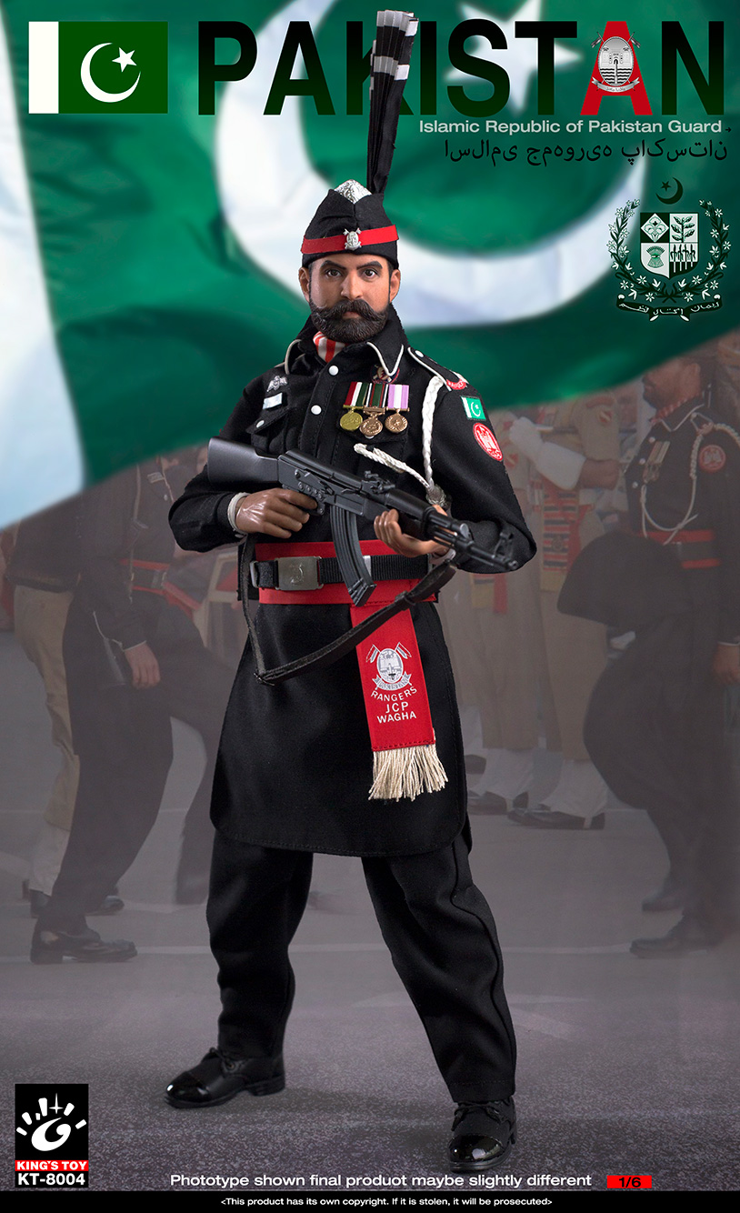 King&#39;s Toy パキスタン軍 儀仗兵  KT-8004 KIT-8004] 1/6 Pakistan Brothers Guard Figure by King's Toy