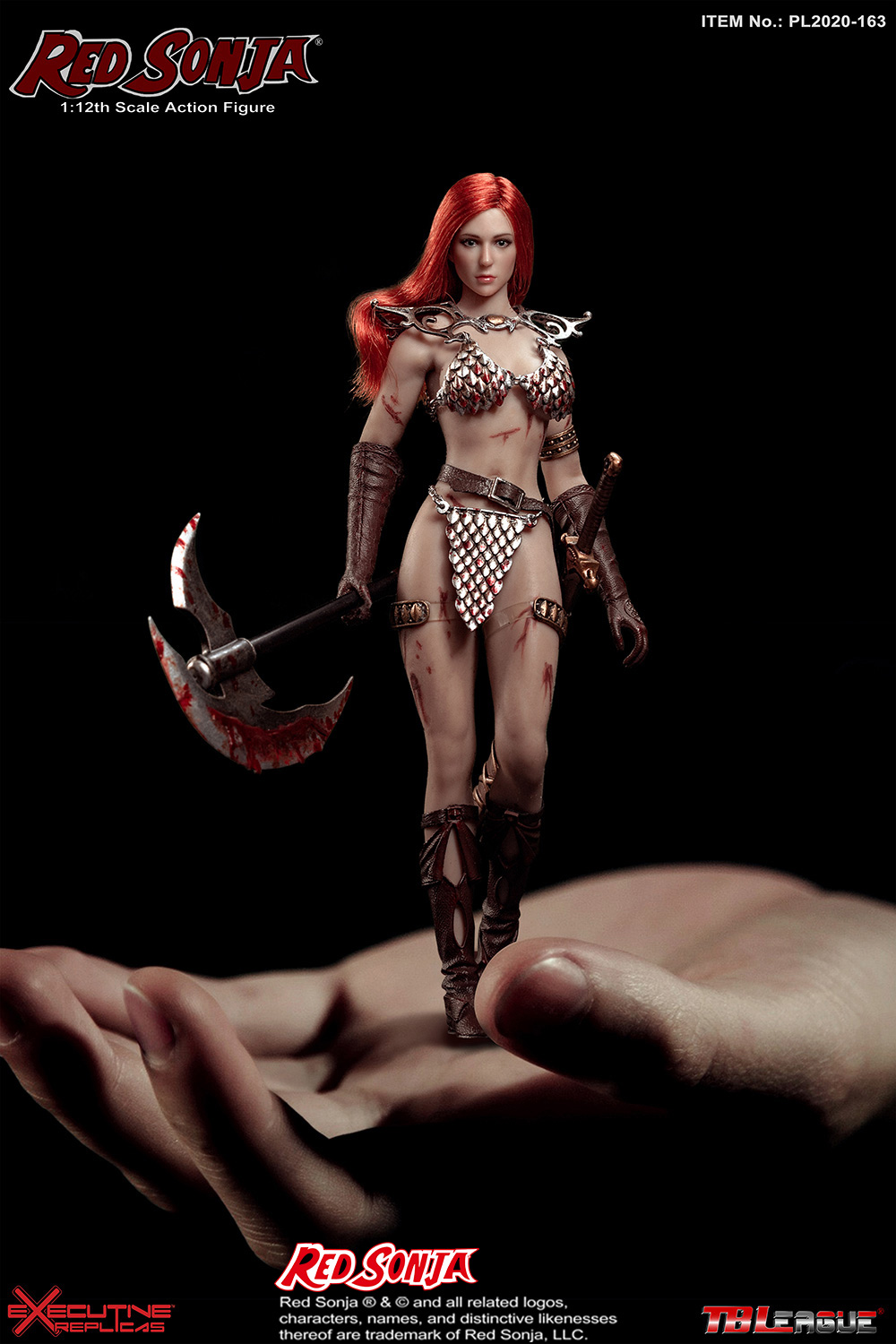 PL2020-163] Red Sonja 1:12 Scale Figure by TBLeague Phicen - EKIA