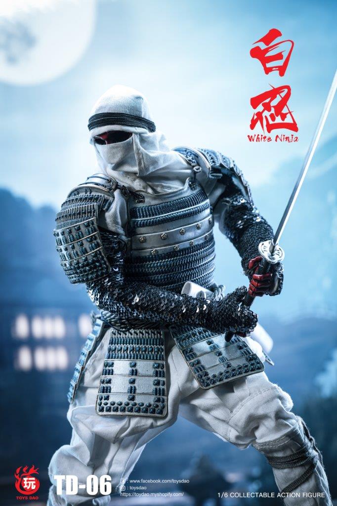 TD-06] 1/6 White Ninja Boxed Figure by Toys Dao - EKIA Hobbies