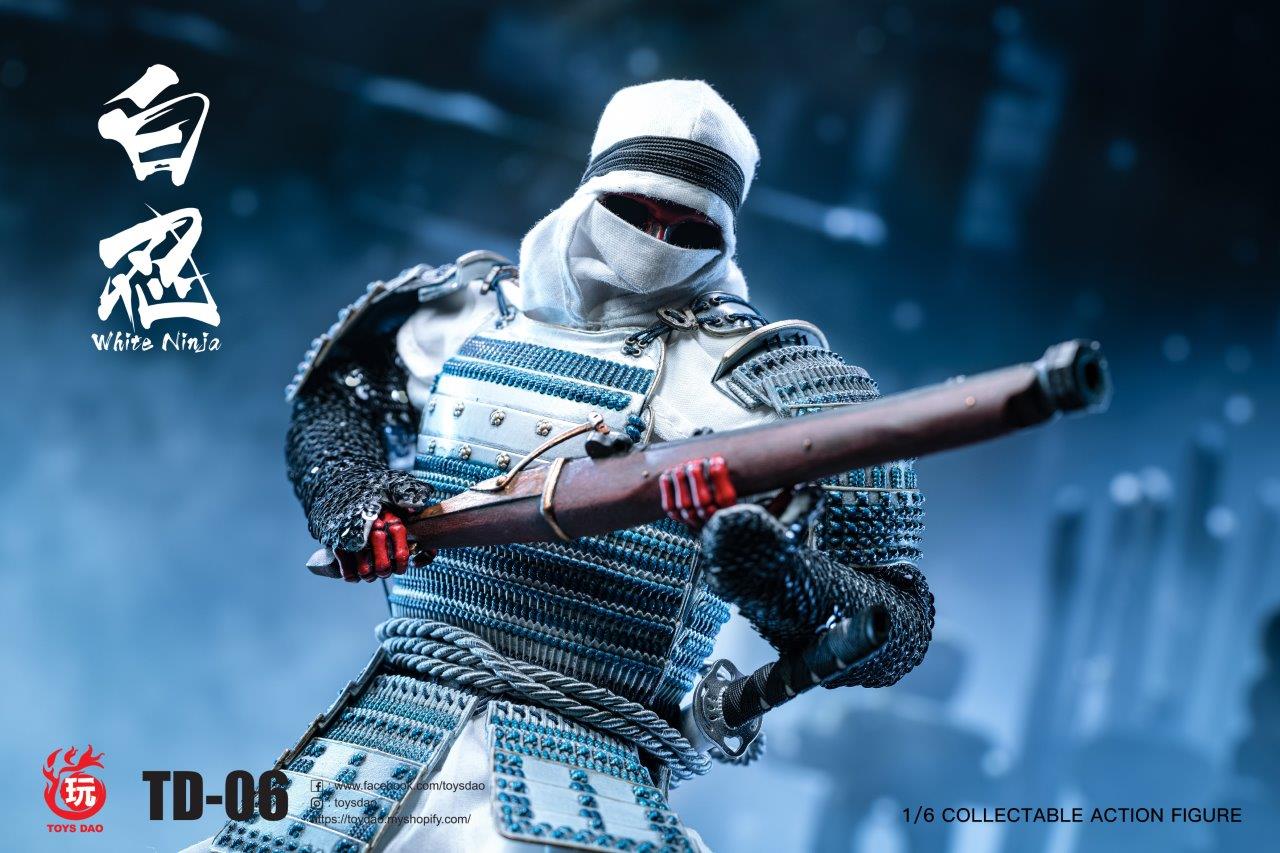 TD-06] 1/6 White Ninja Boxed Figure by Toys Dao - EKIA Hobbies