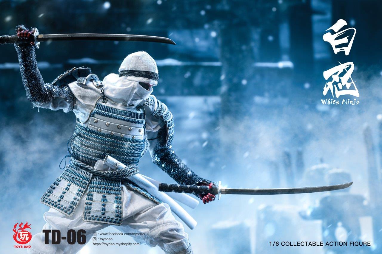TD-06] 1/6 White Ninja Boxed Figure by Toys Dao - EKIA Hobbies