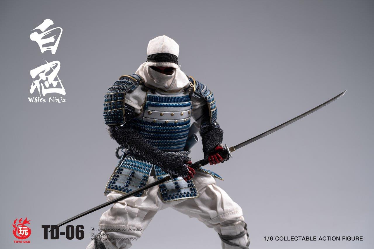 TD-06] 1/6 White Ninja Boxed Figure by Toys Dao - EKIA Hobbies