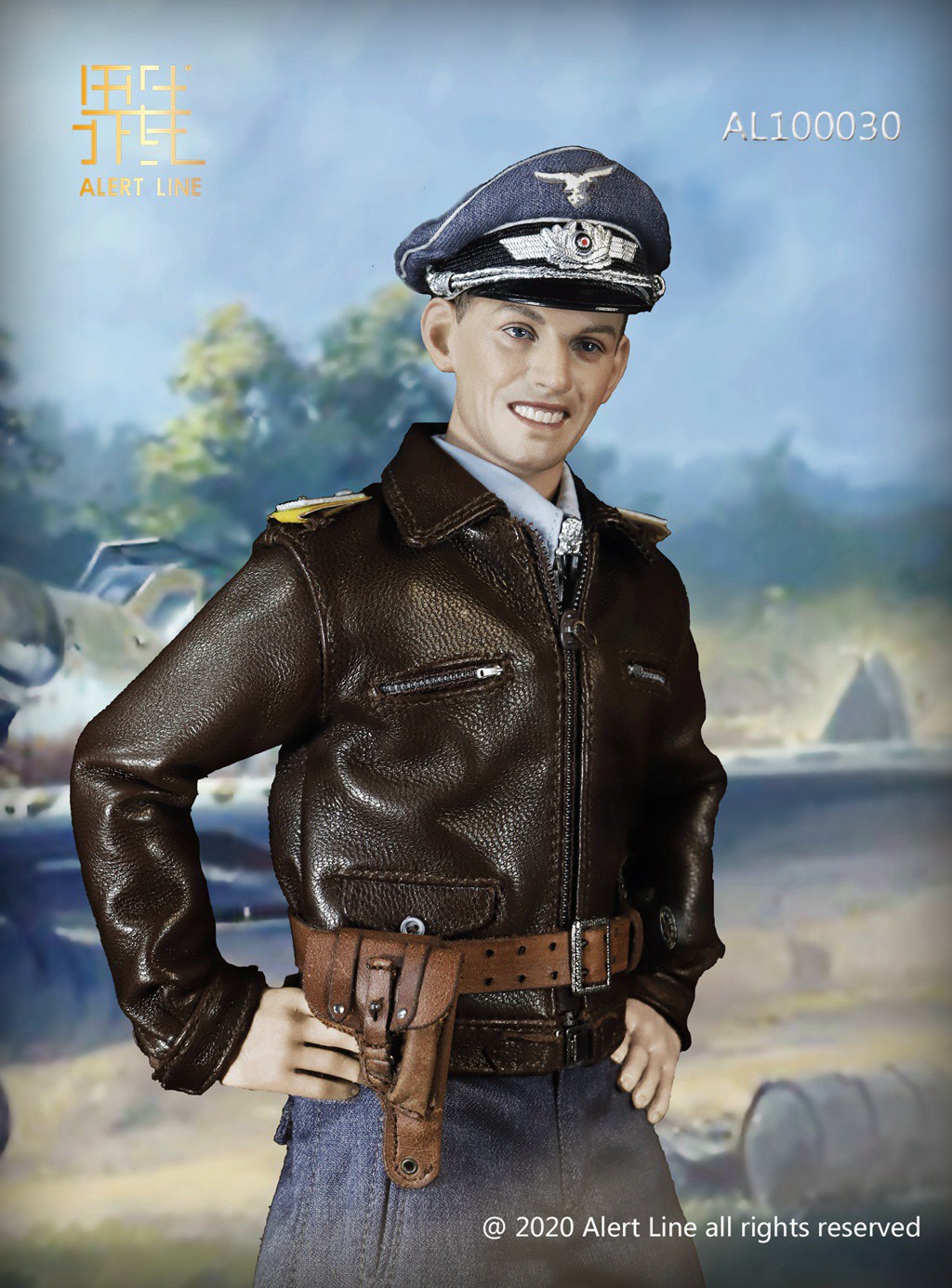 Alert Line　ドイツ空軍 エースパイロット　AL100030　Luftw AL-100030] 1:6 WWII German Luftwaffe Fighter Ace Figure by