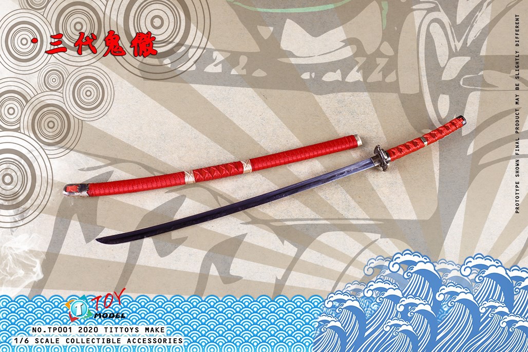 TIT-TP001] 1/6 Japanese knife Swords Katana by TIT Toys - EKIA Hobbies