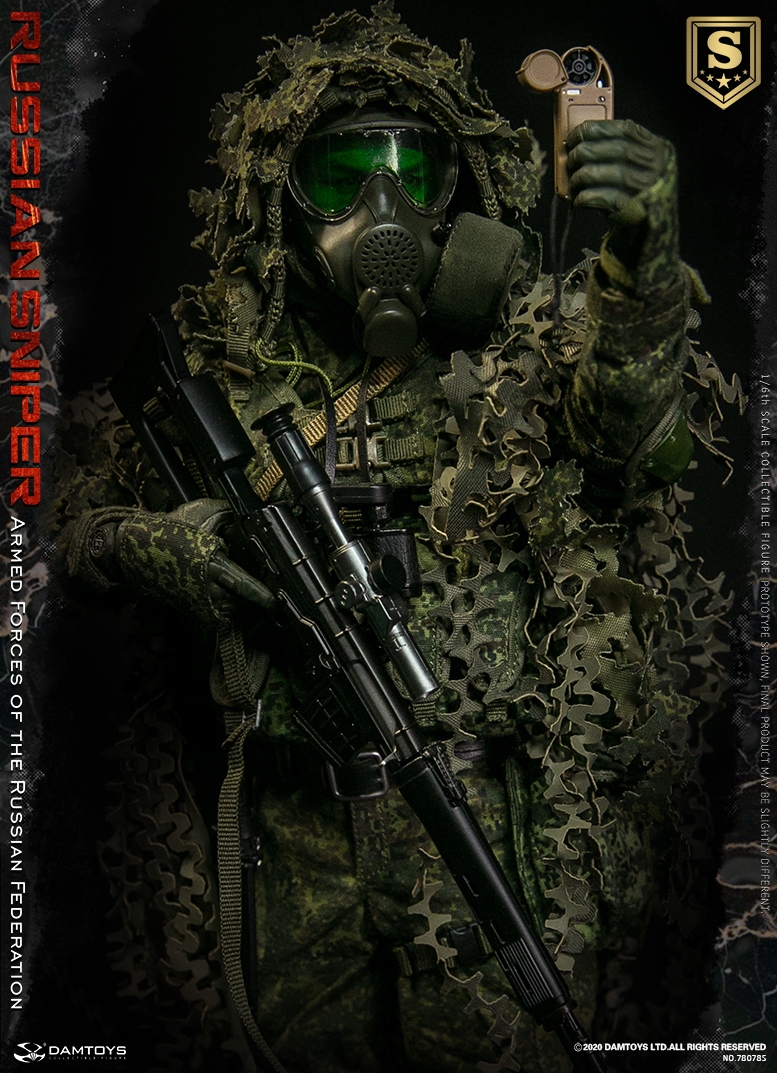 ミリタリー 1/6RUSSIAN SNIPER RUSSIAN FEDERATION DamToys (DAM-78078) Armed Forces of the Russian Federation