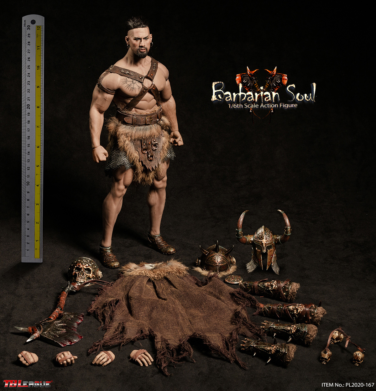 PL2020-167] TBLeague Phicen Barbarian Soul 1:6 Scale Action Figure
