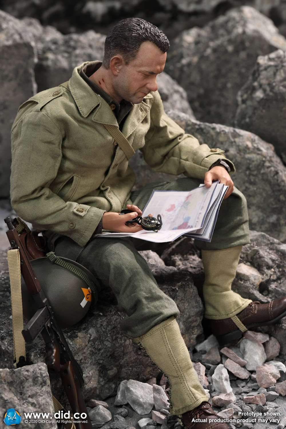 DiD-A80145] 1/6 WWII US 2nd Ranger Battalion Series 3 Captain
