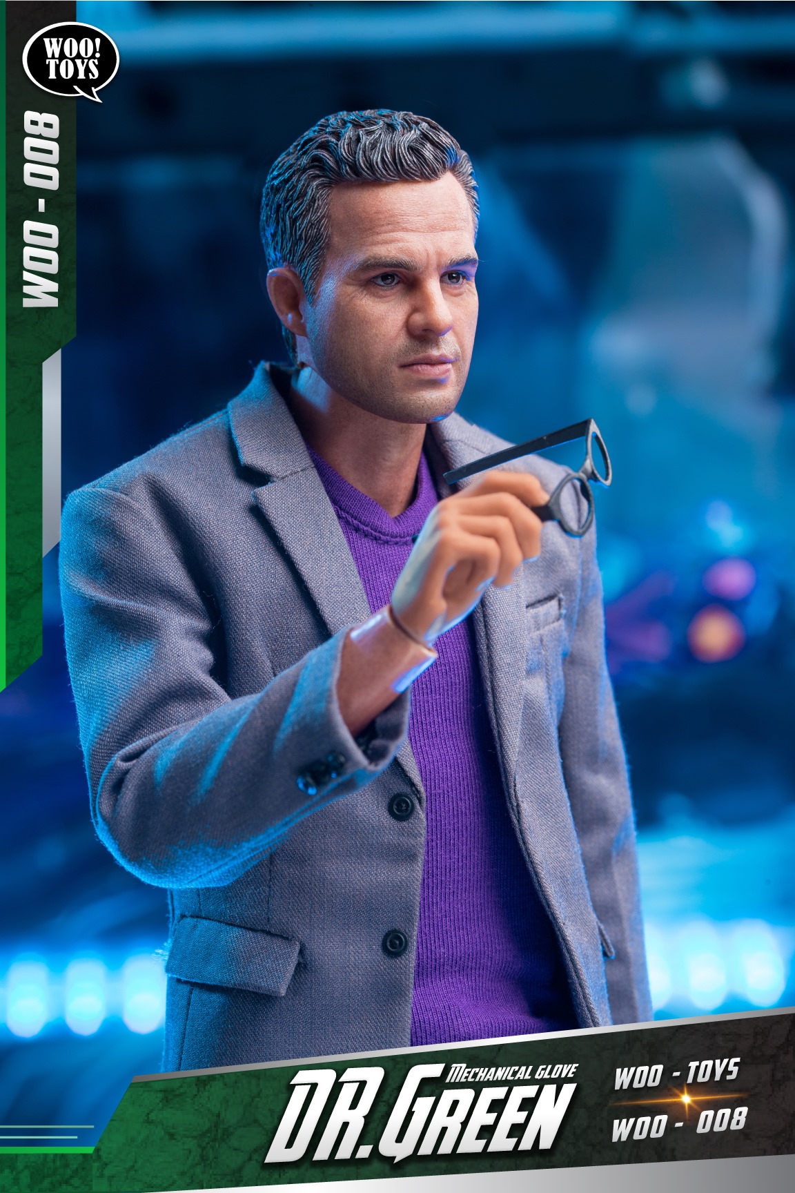 WO-008] 1/6 Dr Green Action Figure by Woo! Toys - EKIA Hobbies