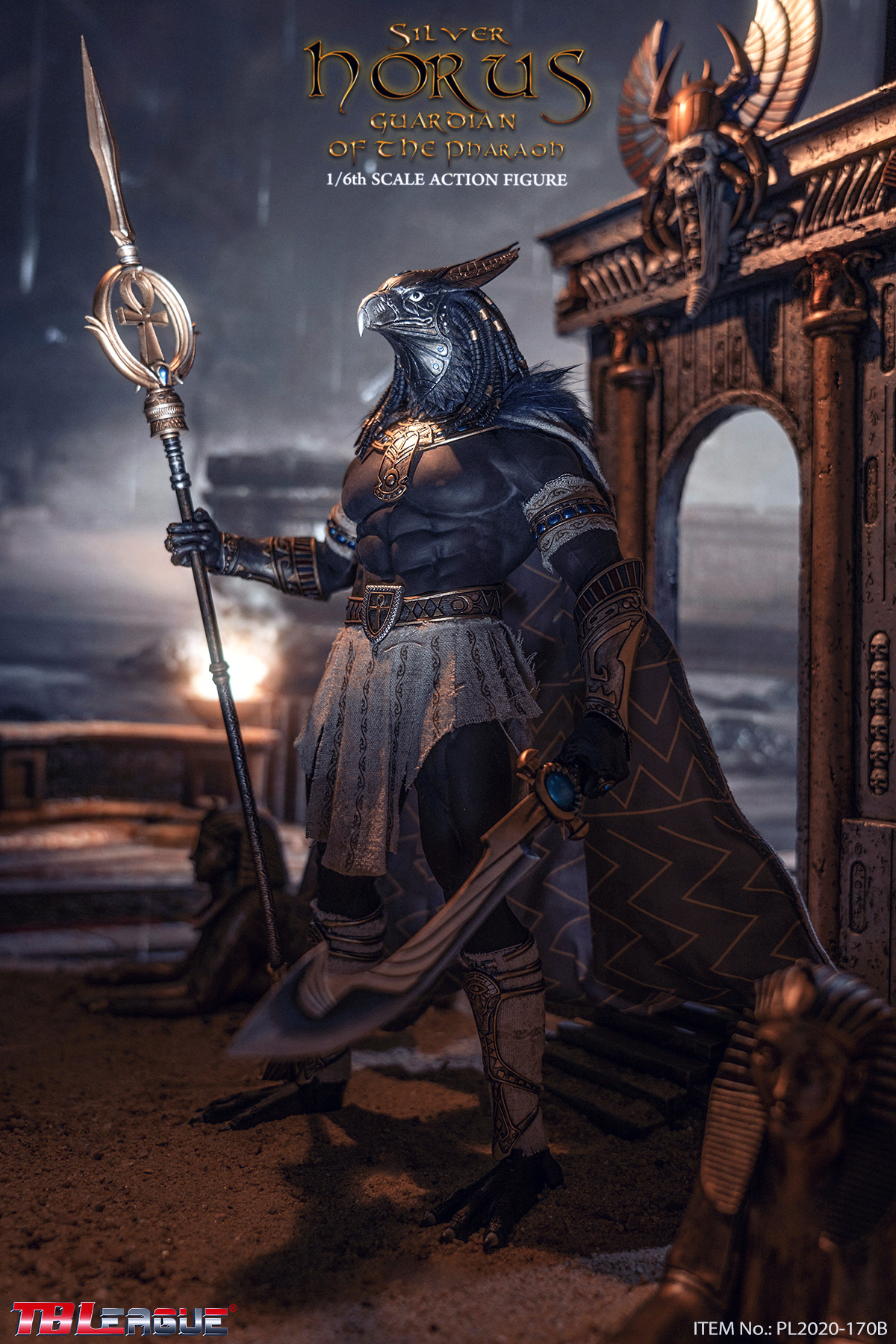 SF・ファンタジー・ホラー TBLeague 1/6 Horus Guardian PL2020-170B PL2020-170B] TBLeague Phicen 1/6 Horus Guardian of Pharaoh Sliver
