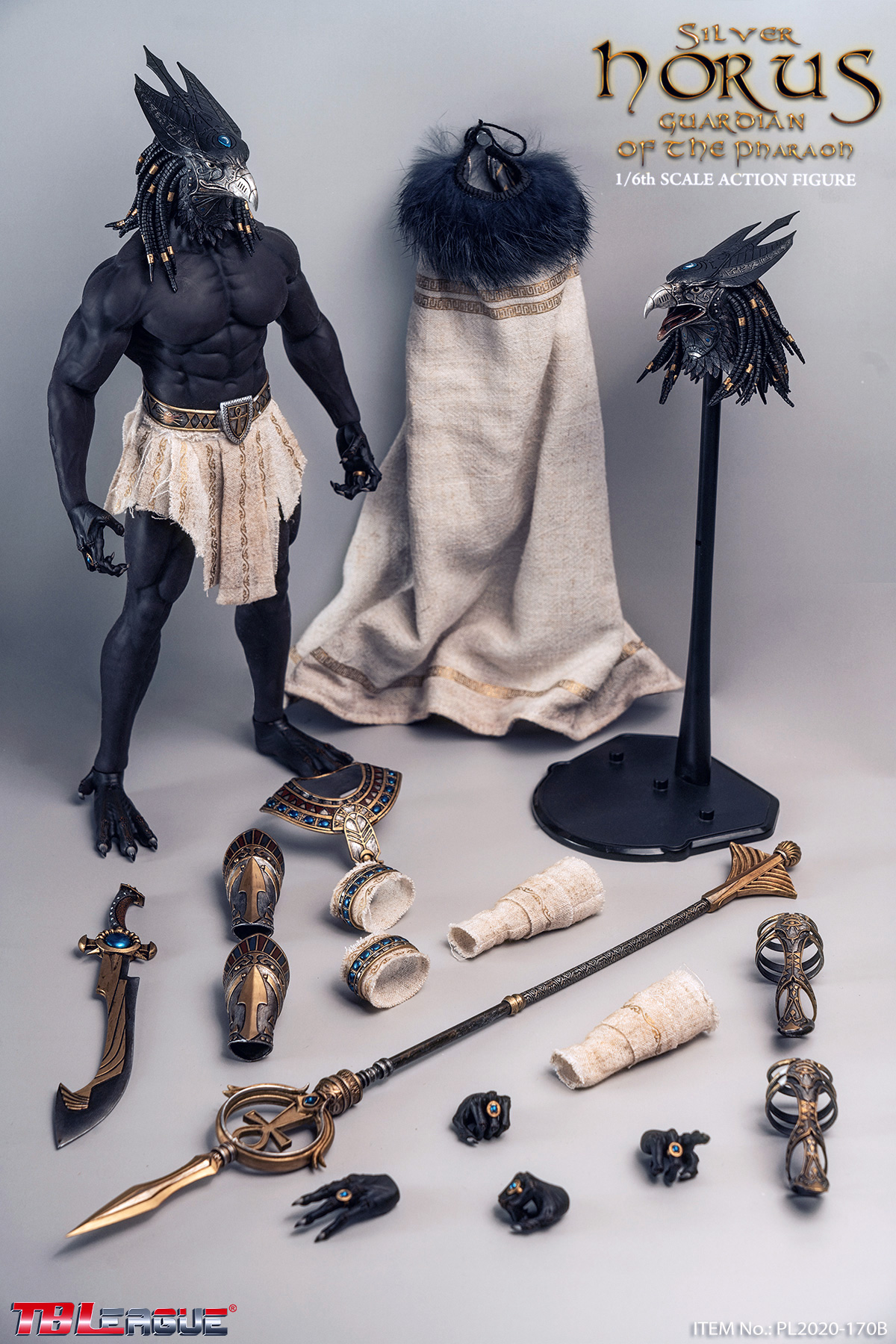 SF・ファンタジー・ホラー TBLeague 1/6 Horus Guardian PL2020-170B PL2020-170B] TBLeague Phicen 1/6 Horus Guardian of Pharaoh Sliver