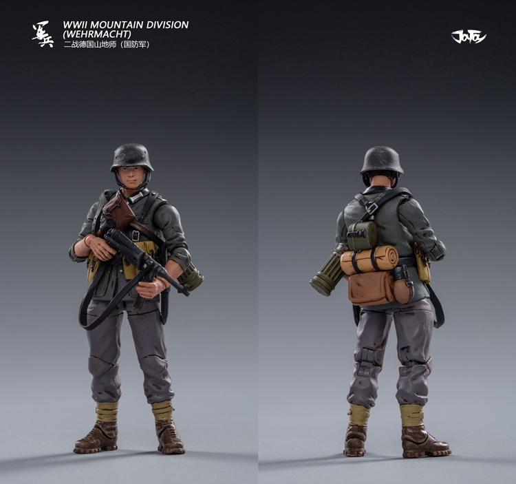 JT-0456] 1:18 WWII German Mountain Division Wehrmacht by JoyToy