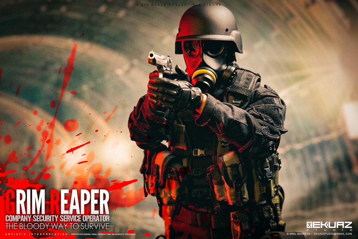 EKS-005] 1/6 EKUAZ STUDIO GRIM REAPER Action Figure - EKIA Hobbies