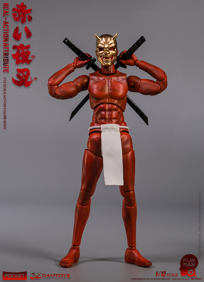 Dam Toys 1/12 Red Yashaman Action Figure [DAM-DPS08] - EKIA Hobbies