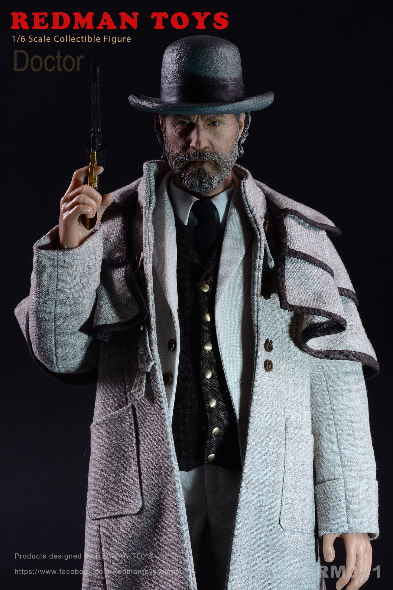 REDMAN TOYS 1/6 ジャンゴ ドクター REDMAN TOYS RM051 Django Doctor 1/6 Collectible Figure