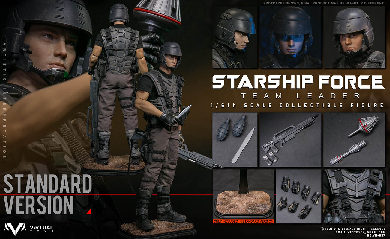 Virtual Toys Starship Force Team Leader 1/6 Figure [VTS-VM037] - EKIA  Hobbies
