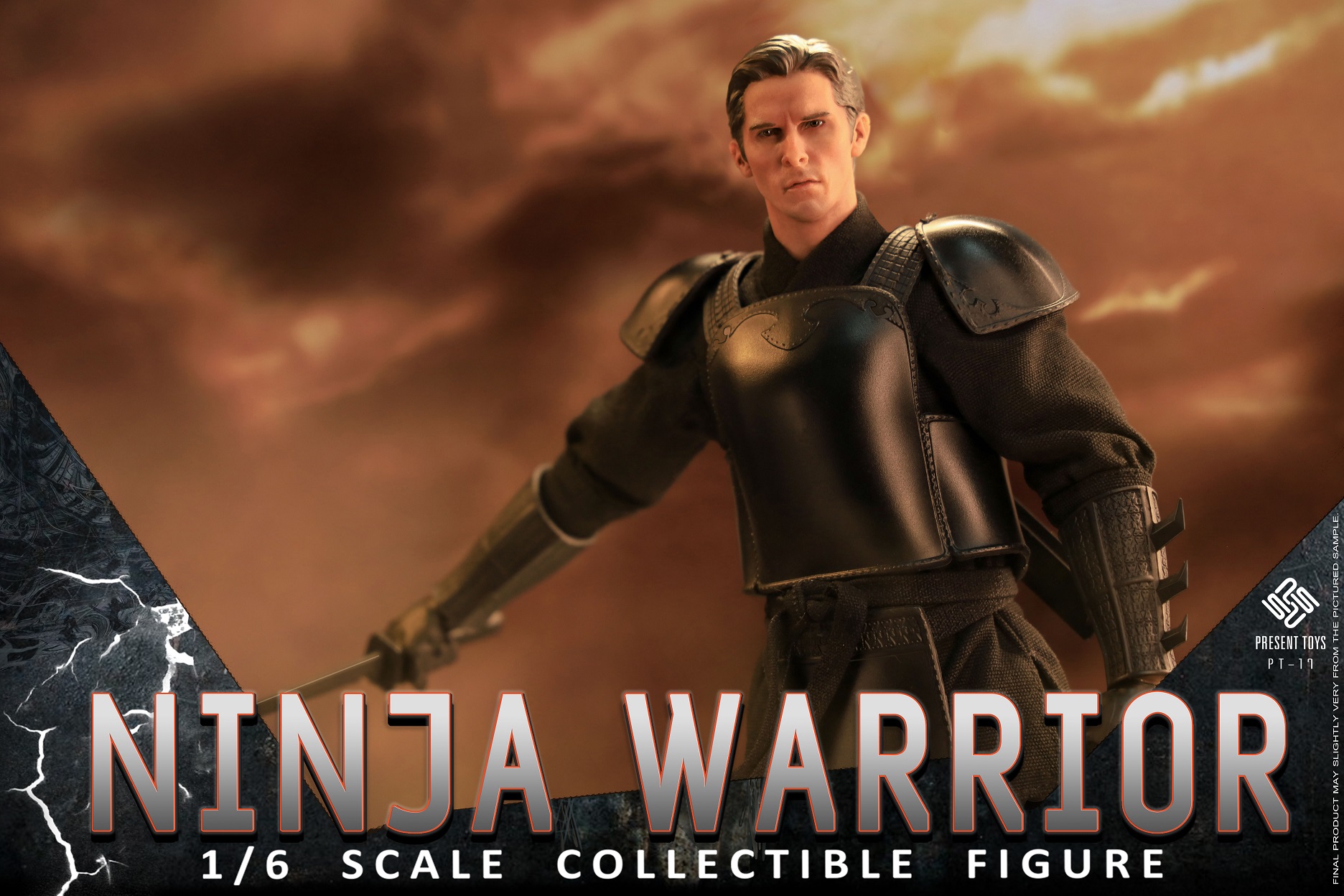 PRESENT TOYS 16 忍者 2人セット サムライ PT-SP17 Present Toys Pt-Sp17 Ninja Warrior Double Suit 1/6 Action