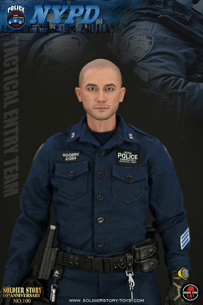 1/6 Soldier Story NYPD ESU Tactical Entry Team Figure [SS