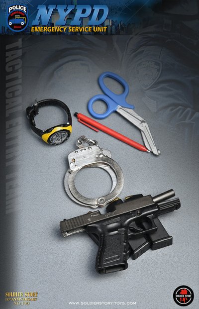 1/6 Soldier Story NYPD ESU Tactical Entry Team Figure [SS-100