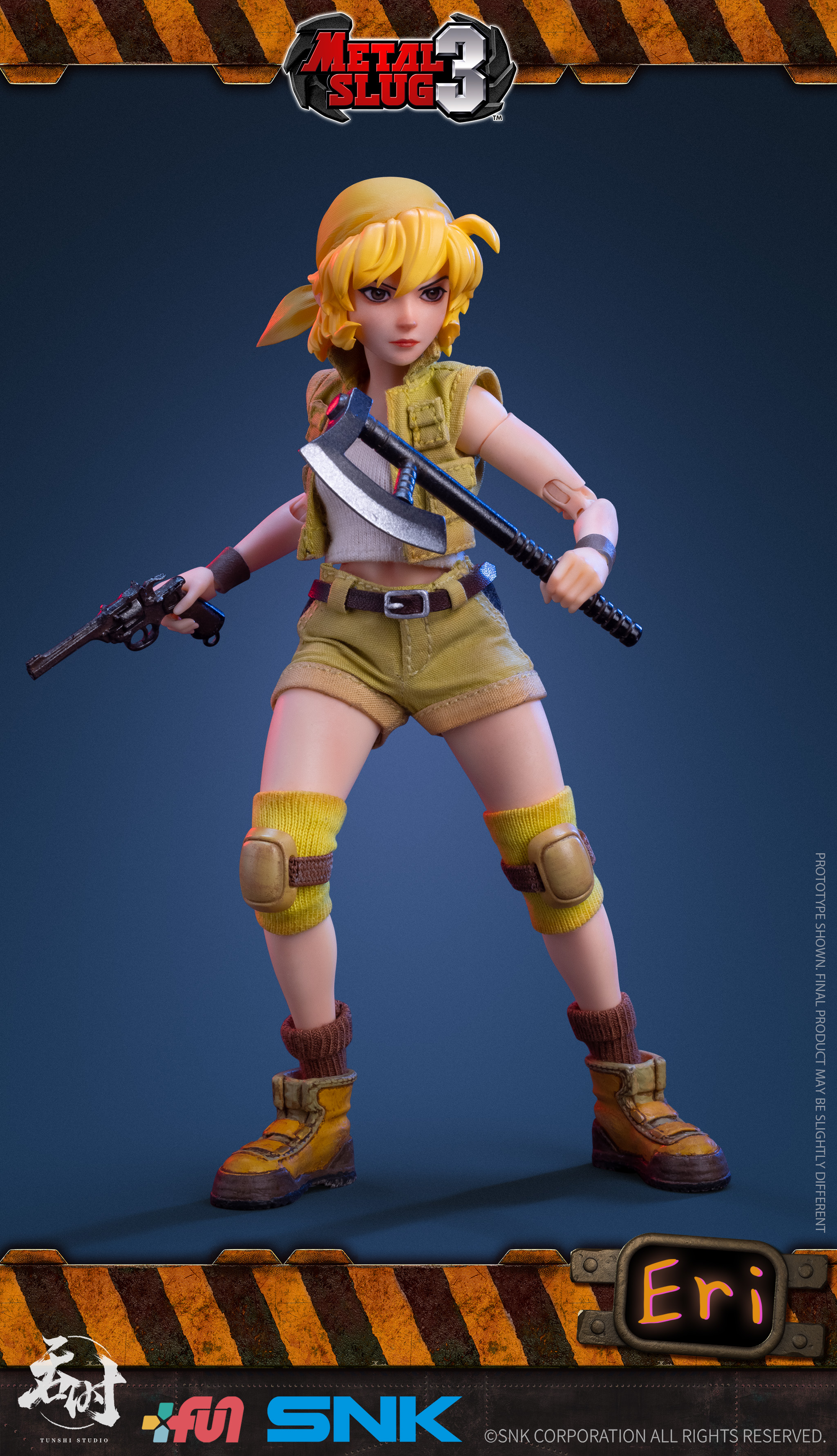 Tunshi Studio 1/12 SNK METAL SLUG III Eri Kasamoto Figure [TSS-007