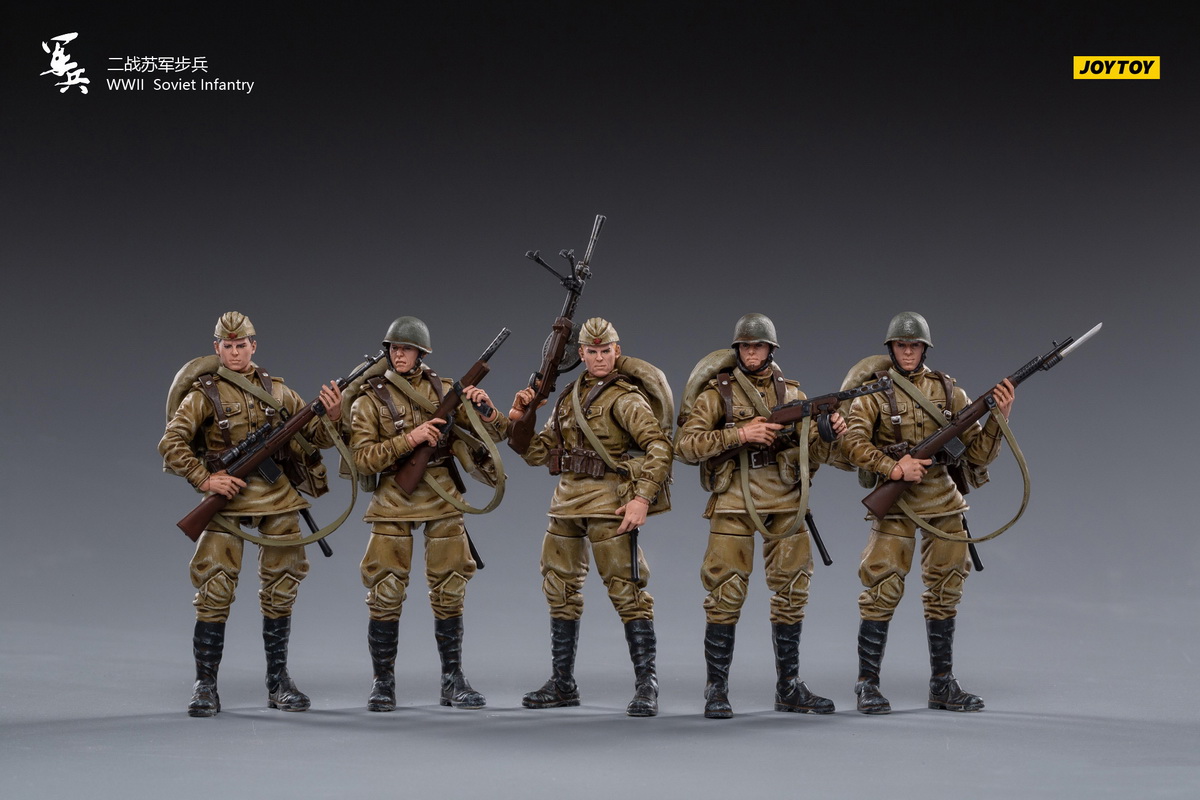 JoyToy 1:18 WWII Soviet Infantry Figure [JT-0838] - EKIA Hobbies
