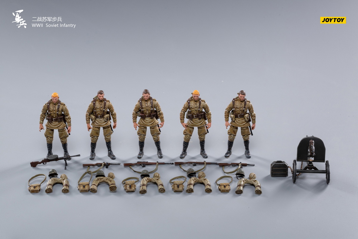 JoyToy 1:18 WWII Soviet Infantry Figure [JT-0838] - EKIA Hobbies