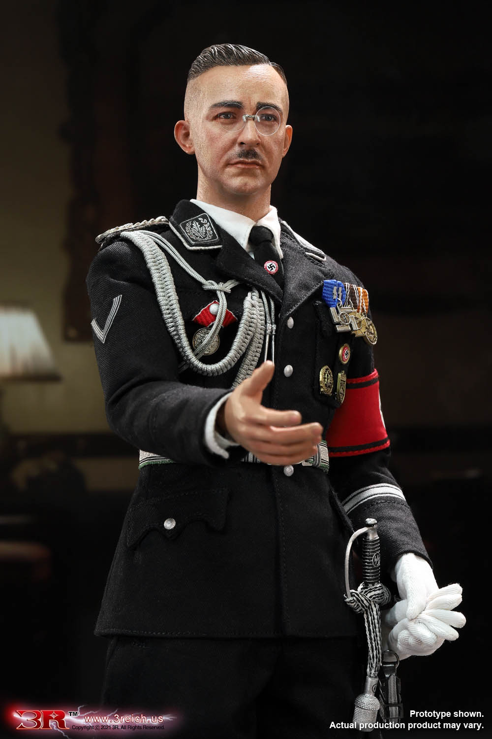 3R DiD 1/6 Heinrich Himmler WWII German Commander of the Schutzstaffel  [GM645]