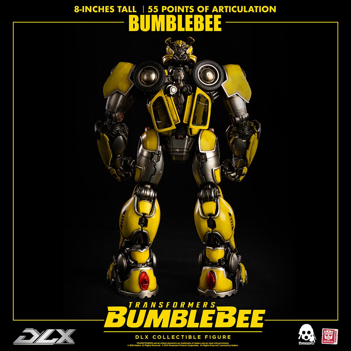 threeA Zero Transformers Bumblebee DLX 8 Inch Tall [3A