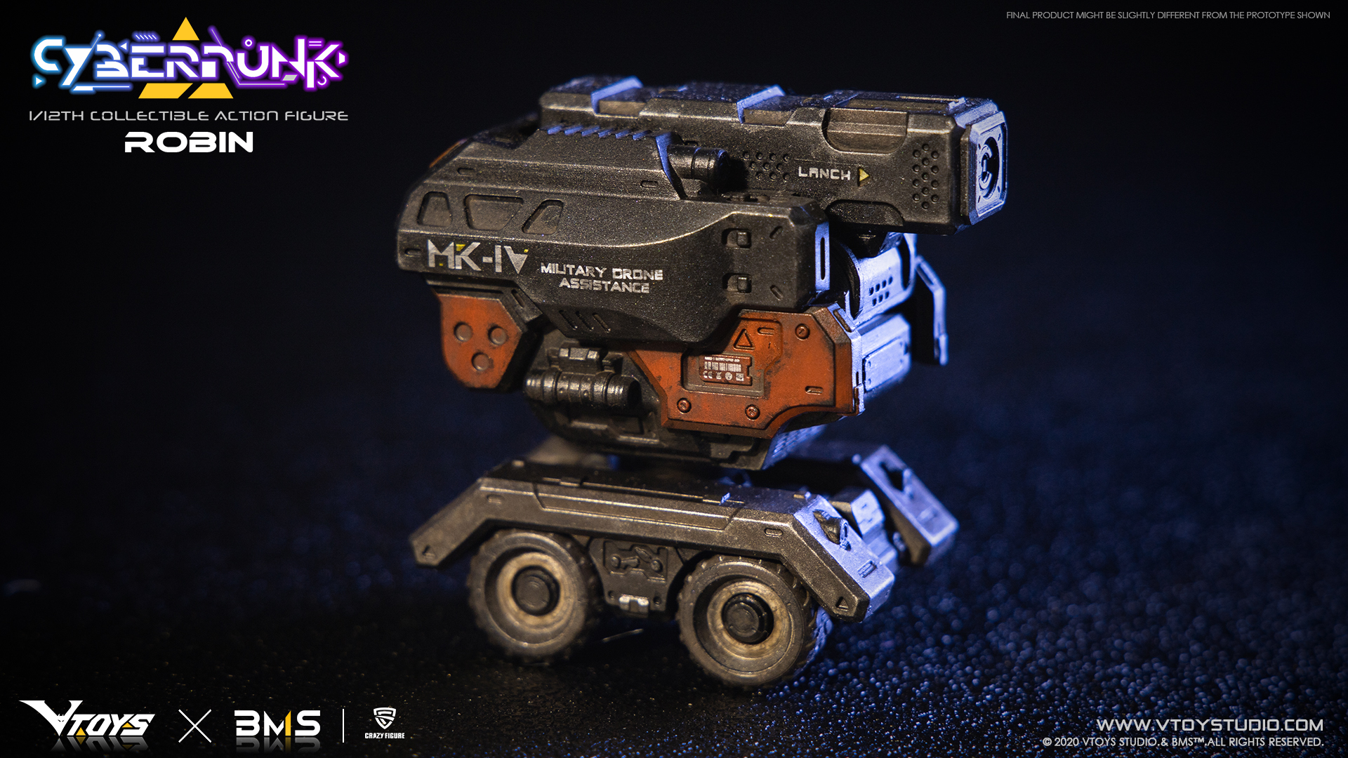 VTOYS X BMS 1:12 Cyberpunk Robin Deluxe Version Figure [VSD-002