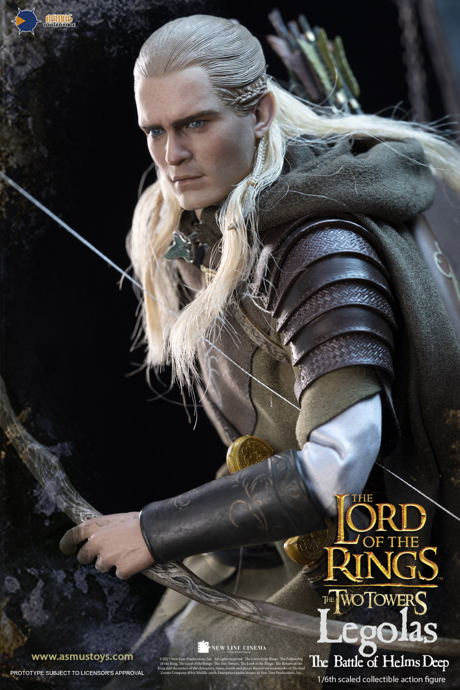 Asmus Toys 1/6 Legolas at Helm's Deep in Lord of the Rings Movie