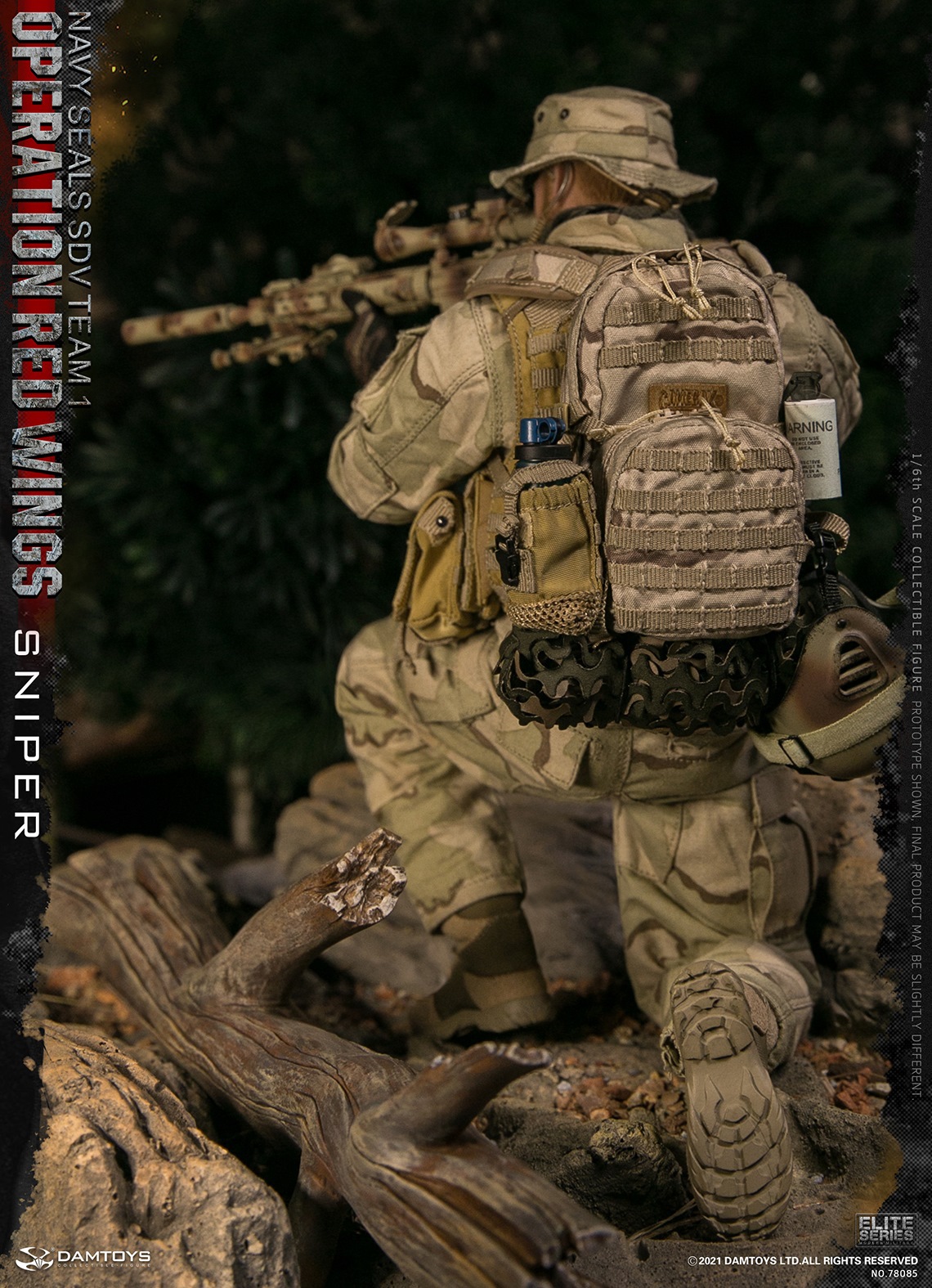 DAM Toys 1/6 Operation Red Wings NAVY SEALS SDV TEAM 1 Sniper