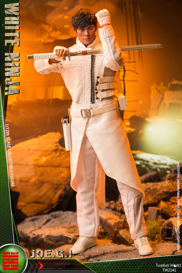 TWTOYS 1:12 Scale White Ninja Samurai [TWV-2141] - EKIA Hobbies